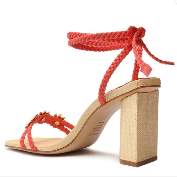 Schutz Coral Hina Atanado Leather Sandal 8.5 - Picture 2 of 12